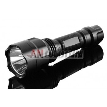 T6 LED Flashlight / rechargeable waterproof LED tactical flashlight
