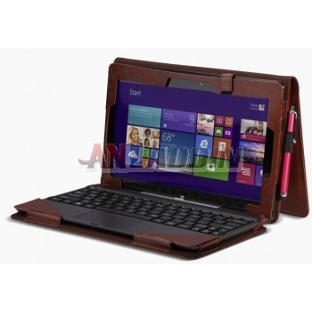 Tablet PC and keyboard leather case for Asus Transformer Book T100