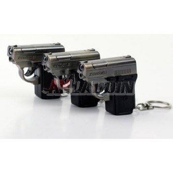 Toy pistol LED Flashlight Torch Keychain