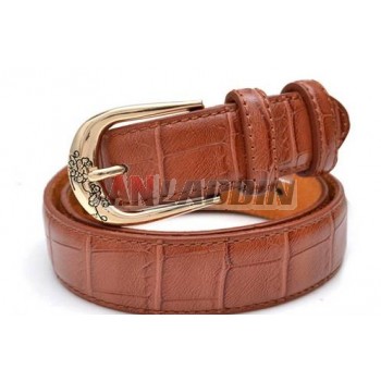 Trend all-match fine ladies popular leather belt