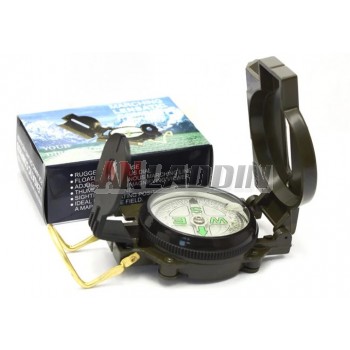 US-style multifunctional clamshell metal compass