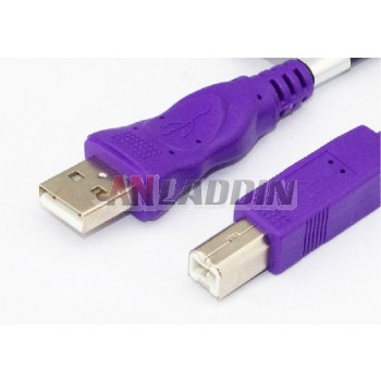 usb printer cable / usb printer cable 3 meters square mouth