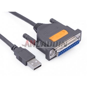 USB to 25-pin print cable / parallel printer cable