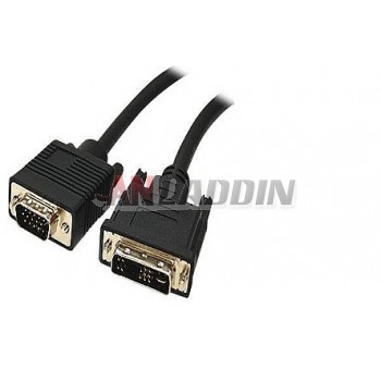 Vga to dvi24 +5 Video Cable / 3 m gold-plated connectors