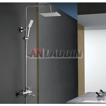 Wall-mounted bathroom showerhead set