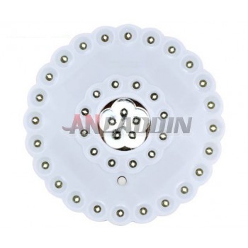 White disc type 41 LED outdoor tent lights