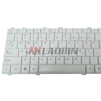 White laptop keyboard for Lenovo Y450 V460 Y450G B460 Y450A Y550P Y560 Y460