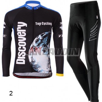 wicking long -sleeved cycling clothing kit