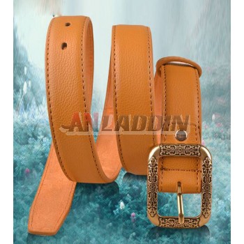 Wide ladies popular leather belt