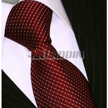 Wine Red Mens Wedding new silk tie & business tie