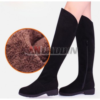 Woman winter zipper tall boots