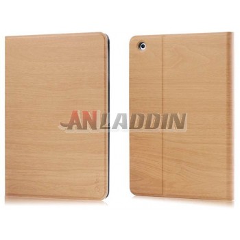 wood grain ultra-thin protective cover for ipad mini