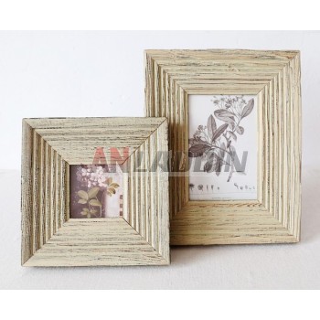 Wooden Retro photo frame