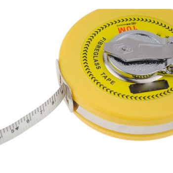 10-50M fiberglass leather tape measure 