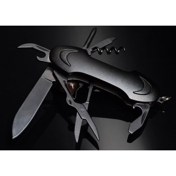 10 in 1 420 black steel + aluminum outdoor folding tools
