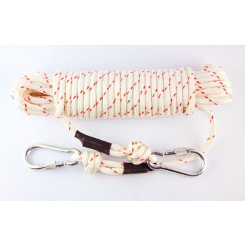10mm fiber + steel wire core safety rope