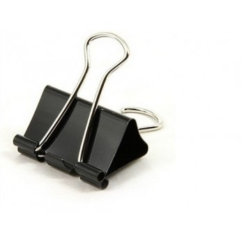 12pcs Full Metal Black Swallowtail clips