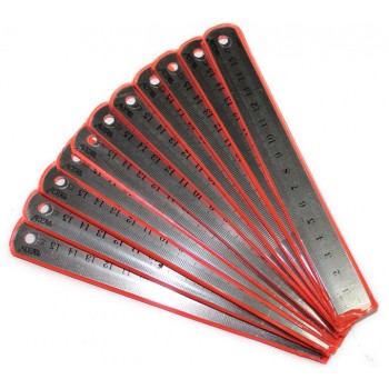 15cm double-sided stainless steel ruler