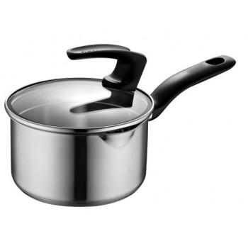 16cm stainless steel visualization cover stew pot