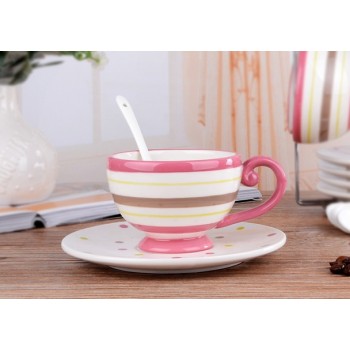 200ml classic stripes ceramic mug
