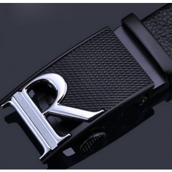Letters Men's first layer of pure authentic leather belts 