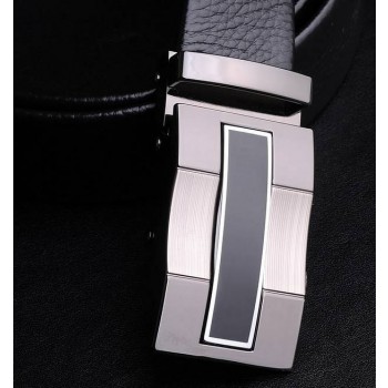 2014 fashion Automatic buckle value men's leather belt
