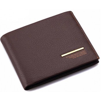 2014 Real Cow Leather high quality men's square purse