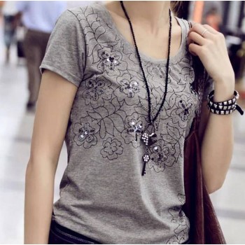 2014 summer women's short-sleeved T-shirt