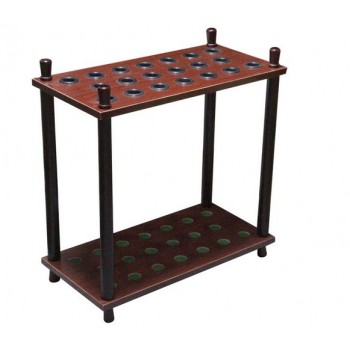 20 holes billiard room cue holder