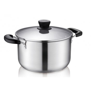 20cm 2.5L stainless steel multipurpose stew pot