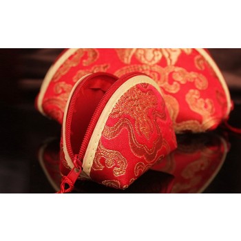 20pcs Chinese style wedding satin favor bag