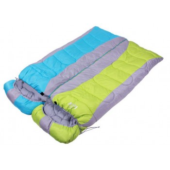 240T checked cloth waterproof camping sleeping bag
