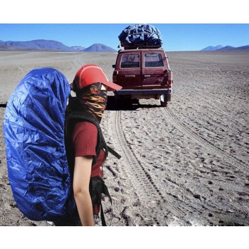 240T nylon + PU coating backpack rain cover
