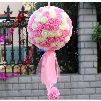 28cm wedding flowers kissing ball