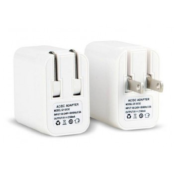 Foldable 2.1A power adapter for ipad5 mini air