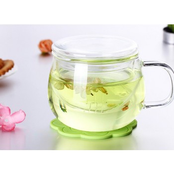 2.5mm 320ml transparent glass mug