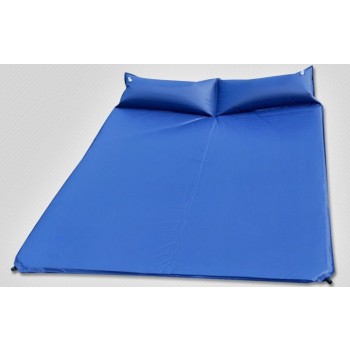 2 persons self-inflating camping mat with pillow