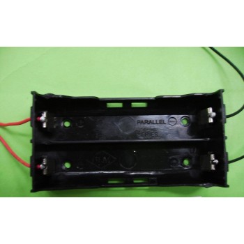 2pcs 18650 3.7V parallel Battery Case