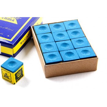 36pcs blue billiard cue chalks