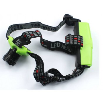 3800 mA rechargeable CREE Q5 Zoom LED Headlamp