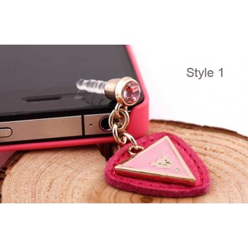 3.5MM headphone jack dust plug pendant
