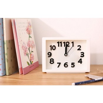 3D number minimalist alarm clock