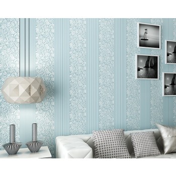 3D stripes European-style non-woven wall stickers