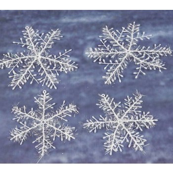 3pcs 8.5-30cm Christmas snowflake