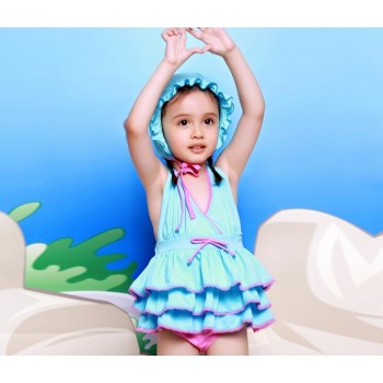 3pcs children skirt type swimwear
