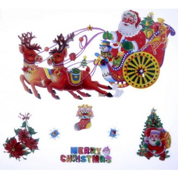 42 * 39cm Christmas decoration stickers