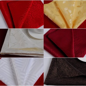 48cm embossed cloth napkins