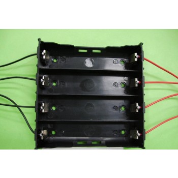4pcs 18650 parallel Battery Case