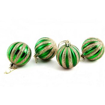 4pcs 6cm Christmas balls