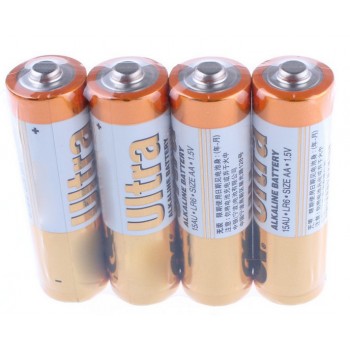 4pcs AA 1.5V alkaline batteries without mercury